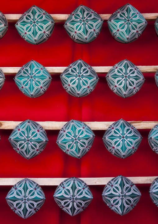 Doppi Muslim Hats, Opal Village Market, Xinjiang Uyghur Autonomous Region, China