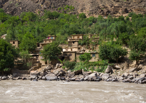 Adobe houses in a small village, Badakhshan province, Darmadar, Afghanistan