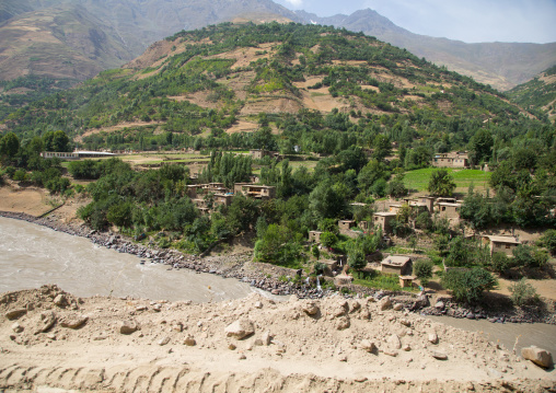 Adobe houses in a small village, Badakhshan province, Darmadar, Afghanistan