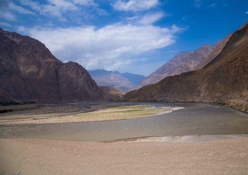 Mountains at the border with tajikistan, Badakhshan province, Darmadar, Afghanistan