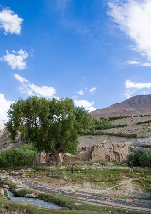 Old adobe mulsim shrine, Badakhshan province, Khandood, Afghanistan