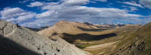 Treck in the pamir mountains with yaks, Big pamir, Wakhan, Afghanistan