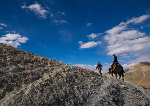 Treck in the pamir mountains with yaks, Big pamir, Wakhan, Afghanistan