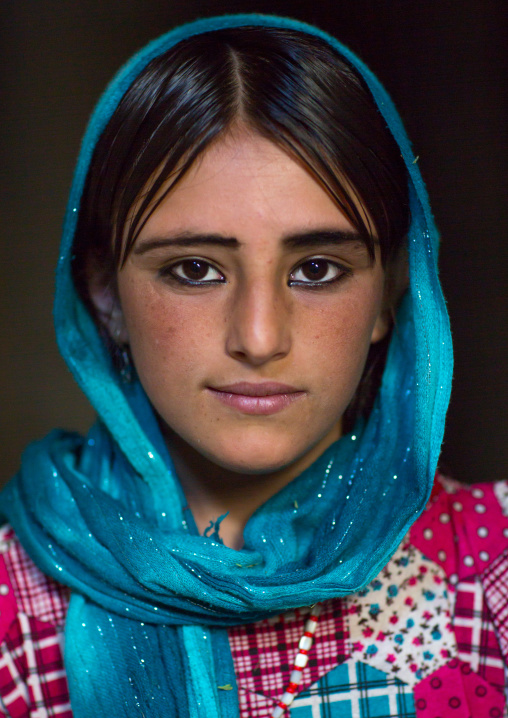 Afghan fteenage girl with nice eyes, Badakhshan province, Khandood, Afghanistan