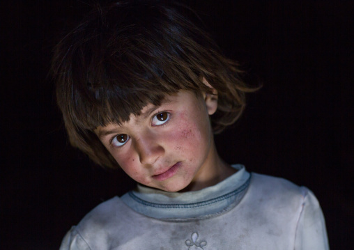 Portrait of an afghan girl from pamir, Badakhshan province, Qazi deh, Afghanistan