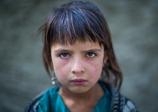 Portrait of an afghan girl from pamir, Badakhshan province, Qazi deh, Afghanistan