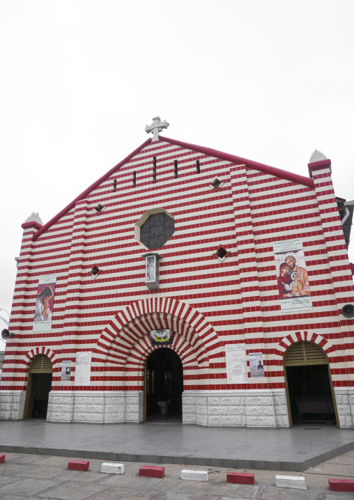 Benin, West Africa, Cotonou, notre dame roman catholic cathedral