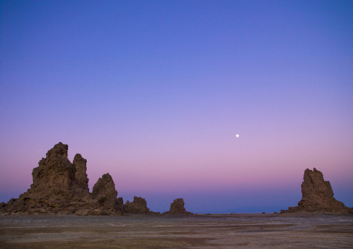 Landscape At Sunset, Lake Abbe, Djibouti