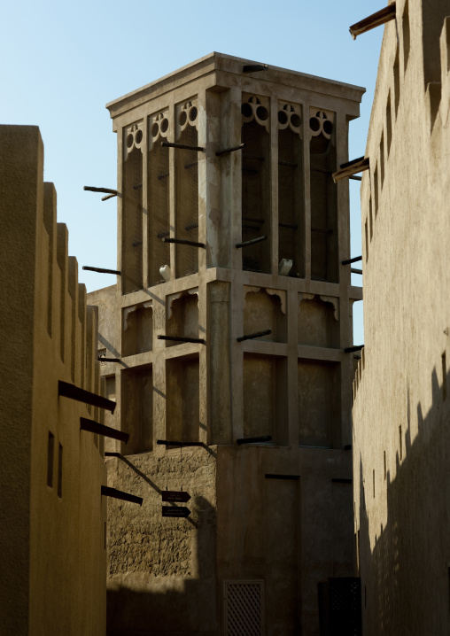 Wind Towers In Bastakiya Quarter, Dubai