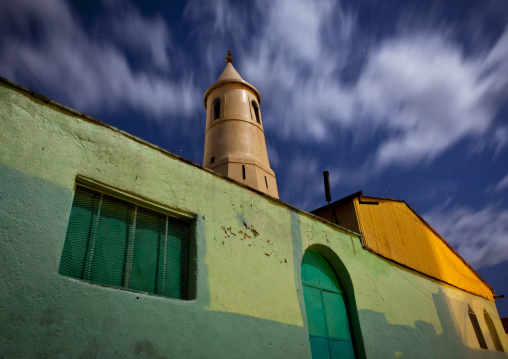 Night Shot Of Al-jami Mosque In Harar, Ethiopia