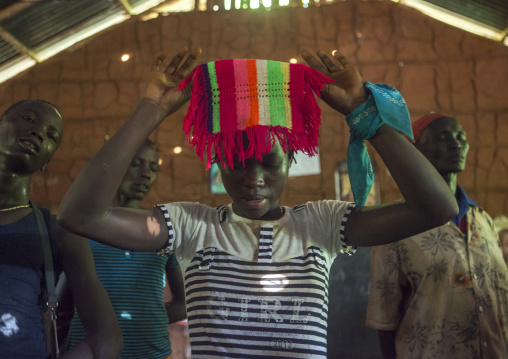 Majang Tribe Celebrating A Catholic Sunday Church Service, Kobown, Ethiopia