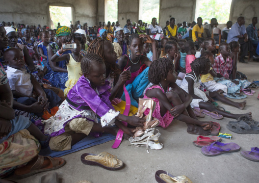 Catholic Sunday Church Service, Gambela, Ethiopia