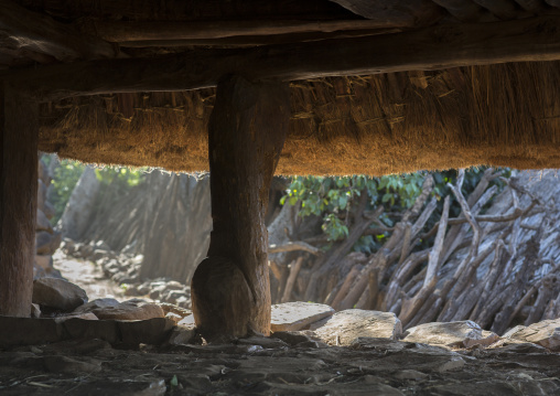 Mora, Common House For Men, Konso Tribe, Omo Valley, Ethiopia