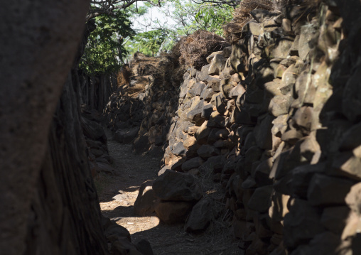 Alley In A Konso Village, Ethiopia