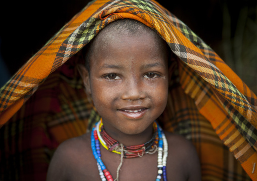 Erbore Tribe Girl, Weito, Omo Valley, Ethiopia