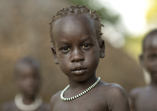 Anuak Child Boy In Abobo, The Former Anuak King Village, Gambela Region, Ethiopia