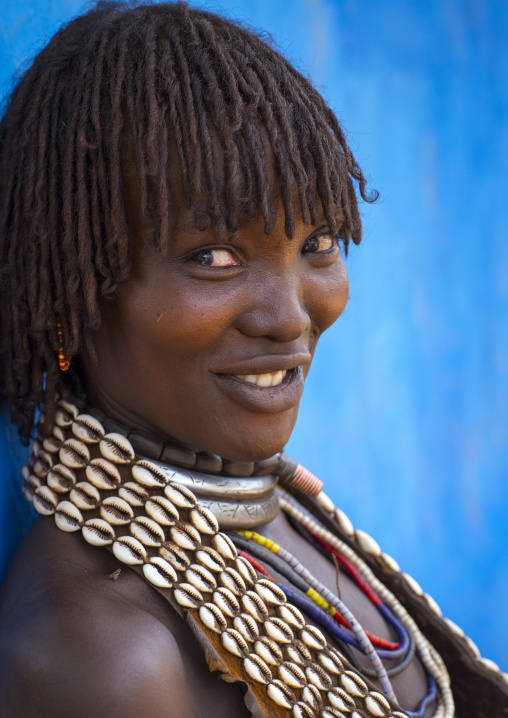 Hamer Tribe Woman, Dimeka, Omo Valley, Ethiopia