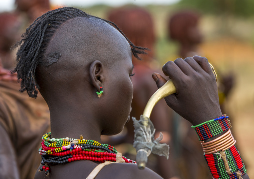 Bashada Tribe During A Bull Jumping Ceremony, Dimeka, Omo Valley, Ethiopia