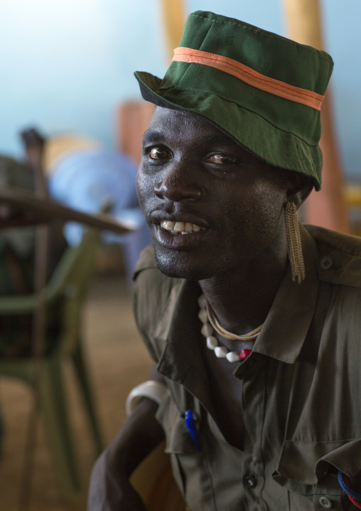 Nyangatom Tribe Soldier, Omo Valley, Kangate, Ethiopia