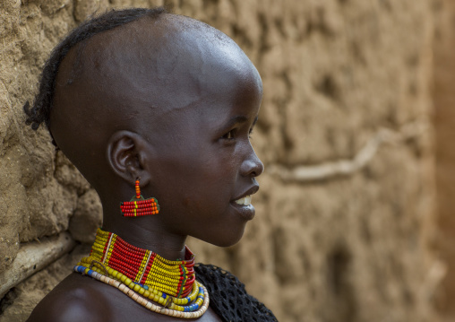 Hamer Tribe Boy In Traditional Outfit, Turmi, Omo Valley, Ethiopia