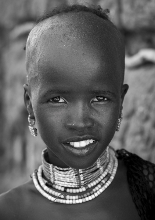 Hamer Tribe Boy In Traditional Outfit, Turmi, Omo Valley, Ethiopia