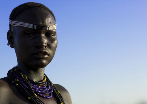 Dassanech Tribe Woman, Omorate, Omo Valley, Ethiopia