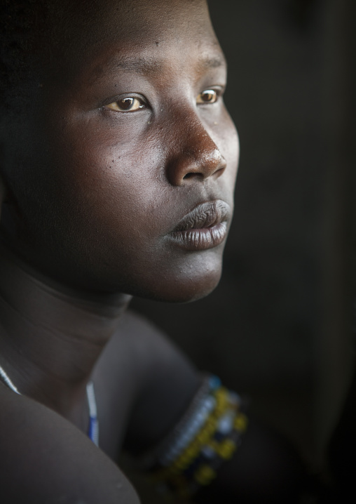 Miss Gnakaman Ailu, Mursi Tribe, Hail Wuha Village, Omo Valley, Ethiopia