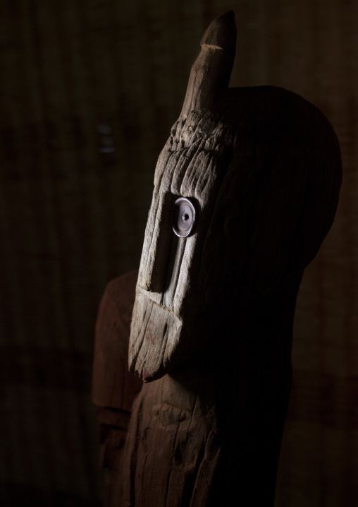 Famous Carved Wooden Effigies Of Waga Chiefs And Warriors, Konso, Ethiopia