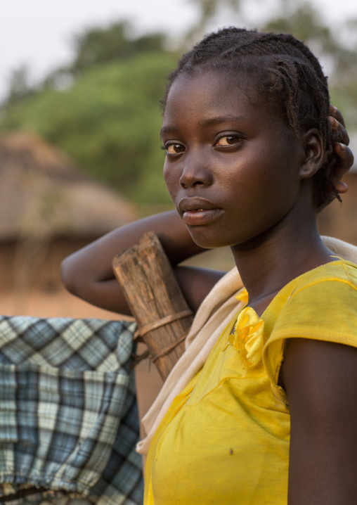 Majang Tribe Woman With Traditional Hairstyle, Kobown, Ethiopia