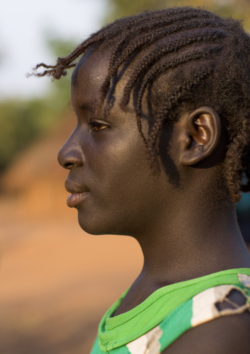 Majang Tribe Woman With Traditional Hairstyle, Kobown, Ethiopia