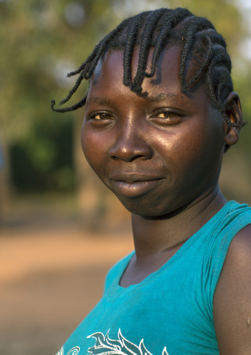 Majang Tribe Woman With Traditional Hairstyle, Kobown, Ethiopia