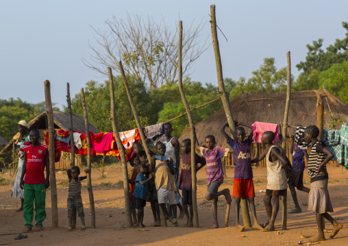 Majang Tribe Dancing For A Celebration, Kobown, Ethiopia