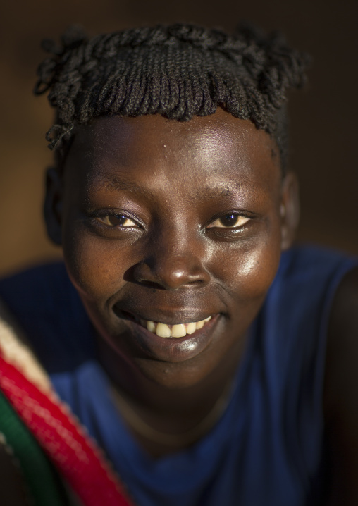 Majang Tribe Woman With Traditional Hairstyle, Kobown, Ethiopia