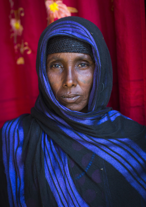 Afar Tribe Woman, Assaita, Afar Regional State, Ethiopia