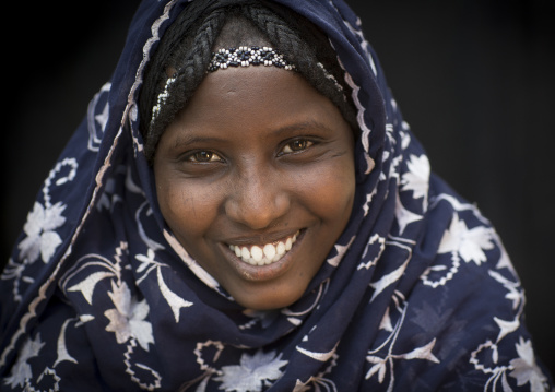 Afar Tribe Woman With Sharpened Teeth, Assaita, Afar Regional State, Ethiopia