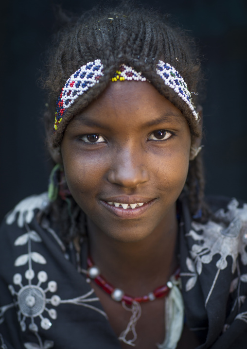 Afar Tribe Woman With Sharpened Teeth, Assaita, Afar Regional State, Ethiopia