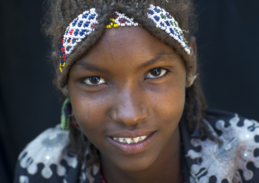 Afar Tribe Woman With Sharpened Teeth, Assaita, Afar Regional State, Ethiopia