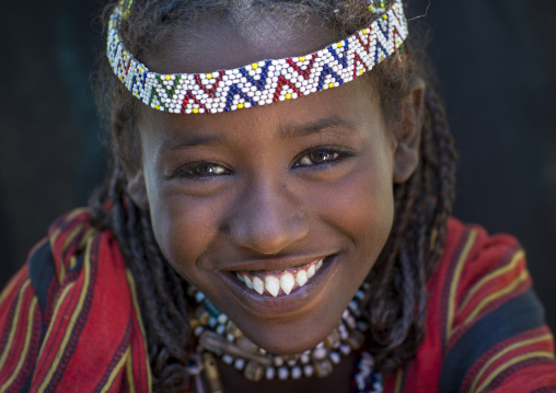 Afar Tribe Woman With Sharpened Teeth, Assaita, Afar Regional State, Ethiopia