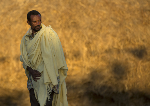 Pilgrim At Timkat Festival, Lalibela, Ethiopia