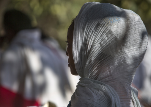 Orthodox Pilgrim At Timkat Festival, Lalibela, Ethiopia