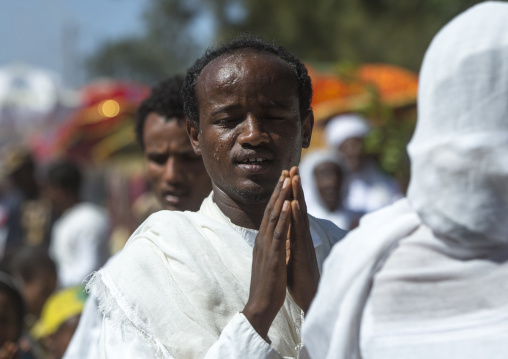 Orthodox Pilgrims At Timkat Festival, Lalibela, Ethiopia