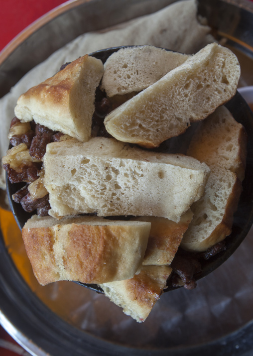 Bread And Injera In A Restaurant, Dire Dawxa, Ethiopia