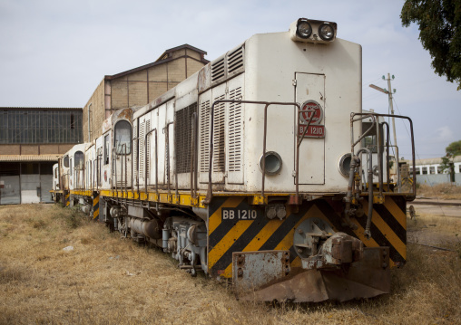 Old Rusty Train In The Railway Station, Dire Dawa, Ethiopia