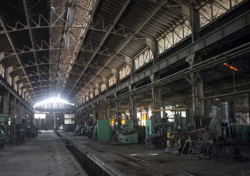 Inside The Dire Dawa Train Station Workshop, Ethiopia