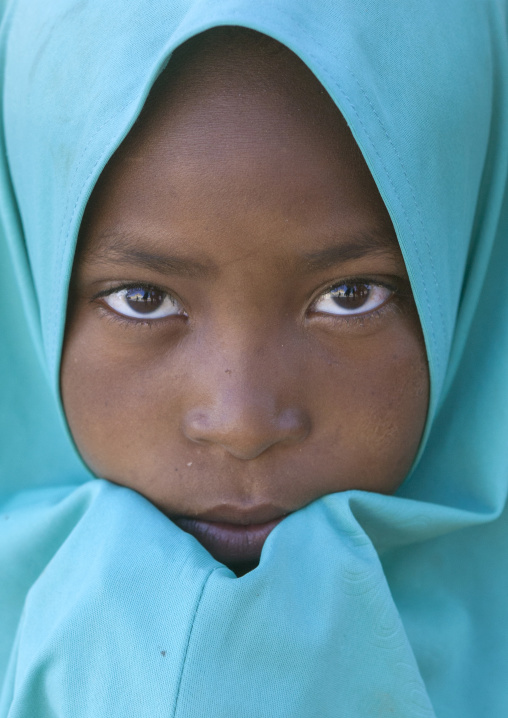 Muslim Girl With A Veil, Harar, Ethiopia