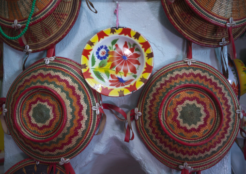 Decoration Inside An Harari House, Harar, Ethiopia