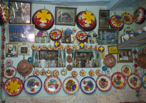 Decoration Inside An Harari House, Harar, Ethiopia