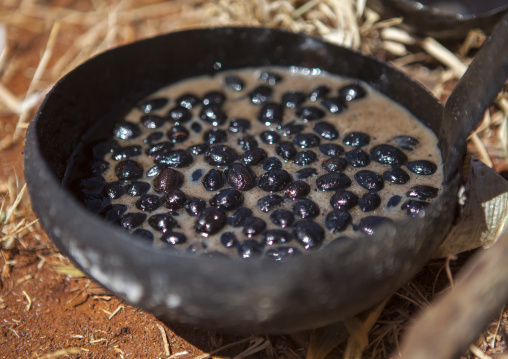 Coffee Beans Roasted In Butter, Borana Tribe, Yabelo, Ethiopia