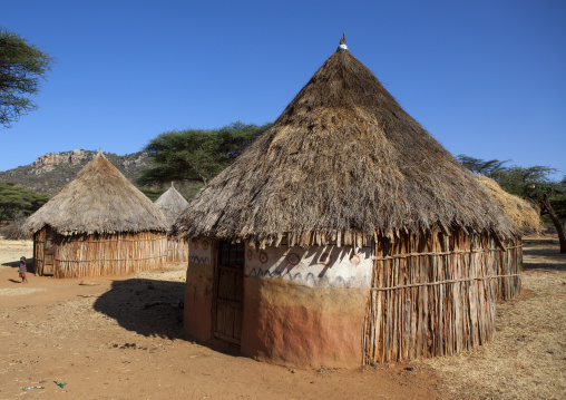 Traditional Village In Borana Tribe, Ola Alakadjilo, Ethiopia