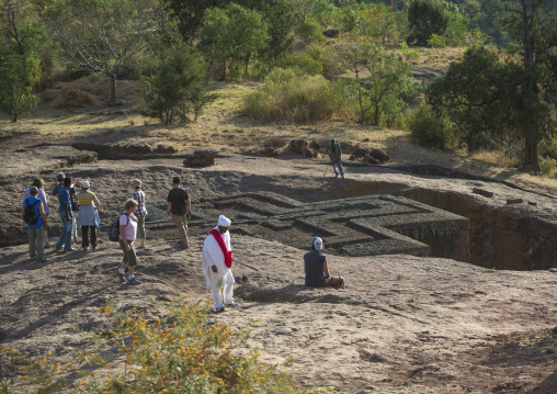 Monolithic Rock-cut Church Of Bete Giyorgis, Lalibela, Ethiopia